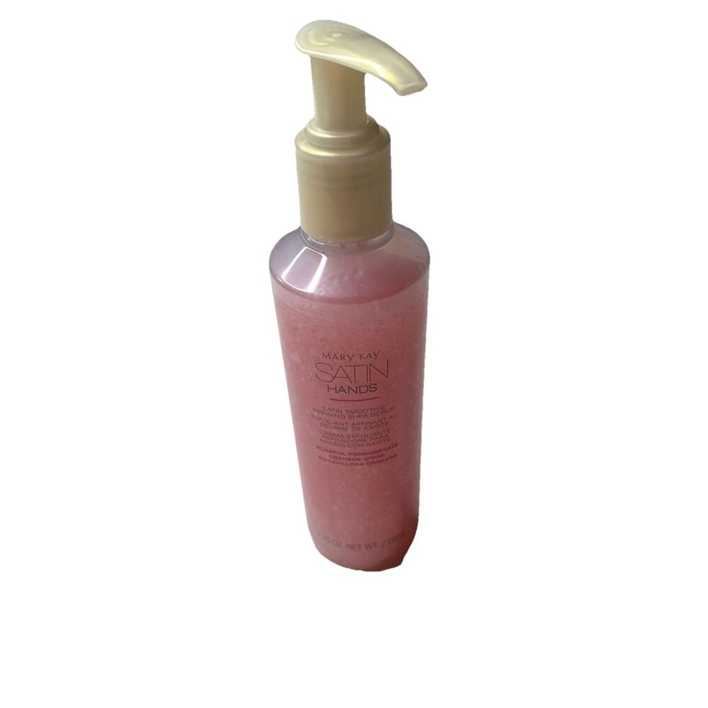 Mary Kay Satin Hands Blissful Pomegranate Satin Smoothie Refining Shea Scrub~New